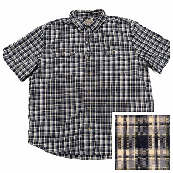 carhartt relaxed fit button up shirt